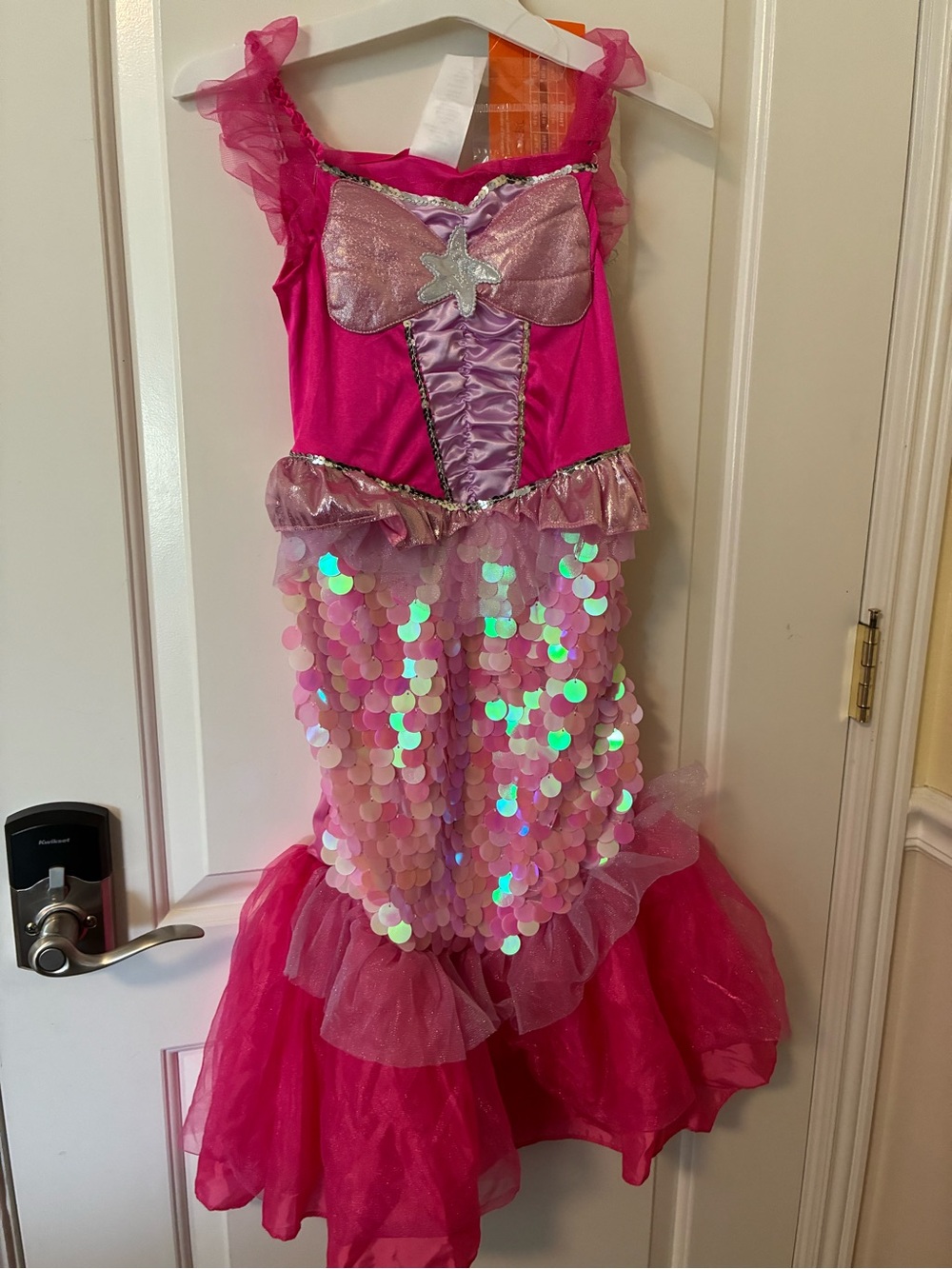nwt mermaid pink shell halloween costume